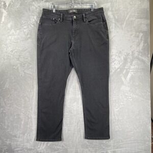 DU/ER Jeans mens 36x27 Black Denim L2X Relaxed Taper Performance Stretch Outdoor